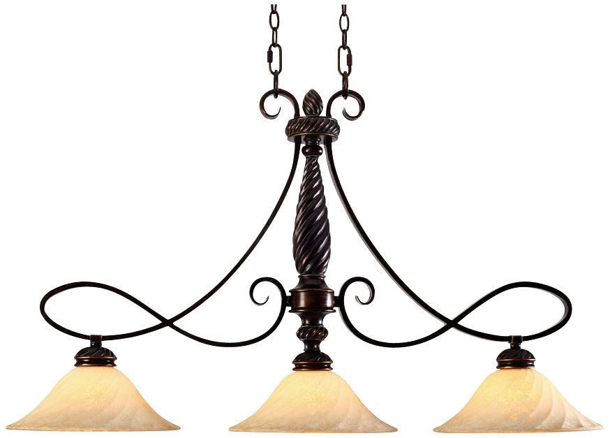 Torbellino Cordoban Bronze 41 3/4" Wide Island Chandelier