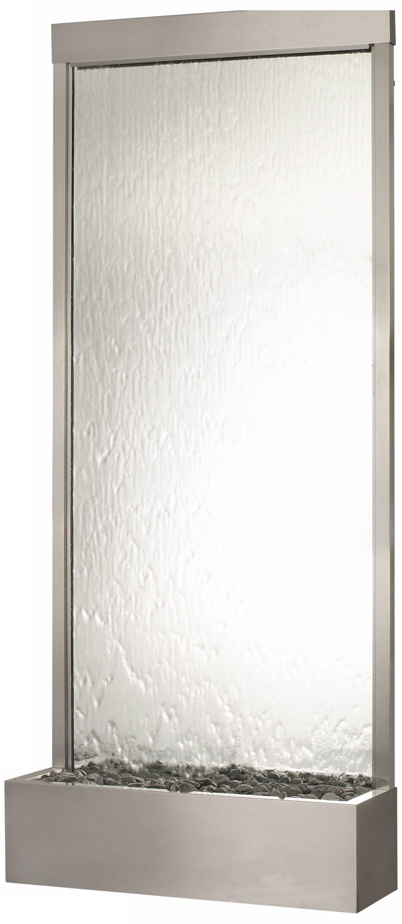 Grande Stainless Steel-Silver Mirror Indoor/Outdoor Fountain