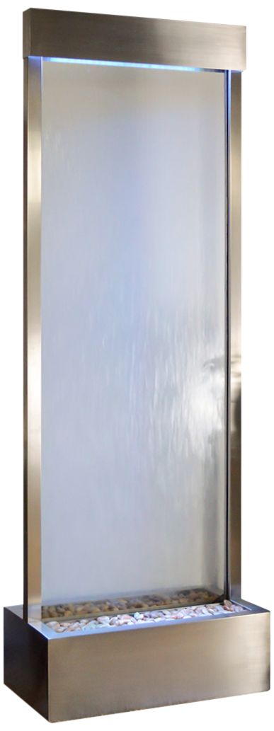 Gardenfall Stainless & Silver Mirror Indoor/Outdoor Fountain