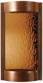 Contempo Solare Bronze Mirror Copper Indoor Wall Fountain T1625