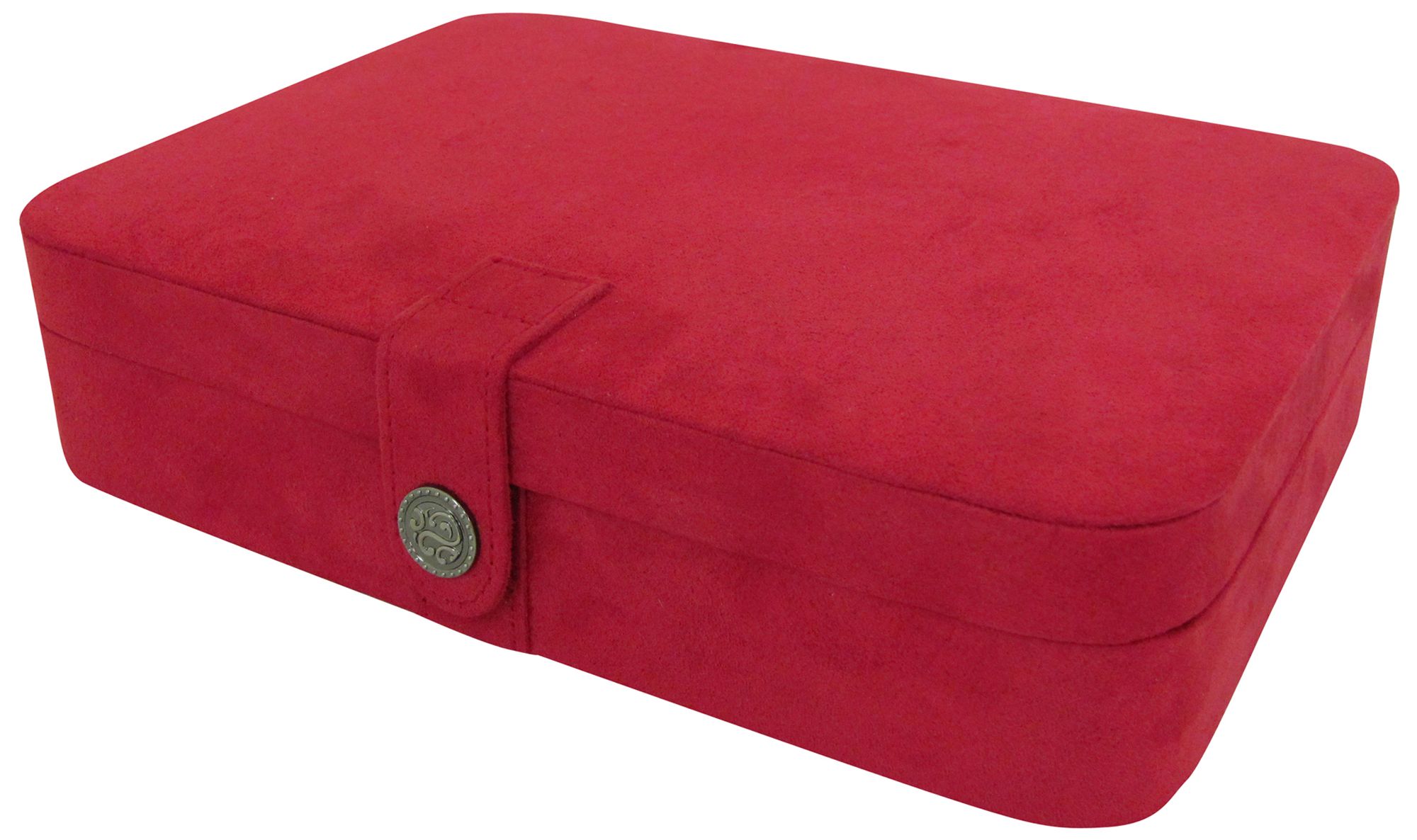 Mele & Co. Maria Plush Red Jewelry Box