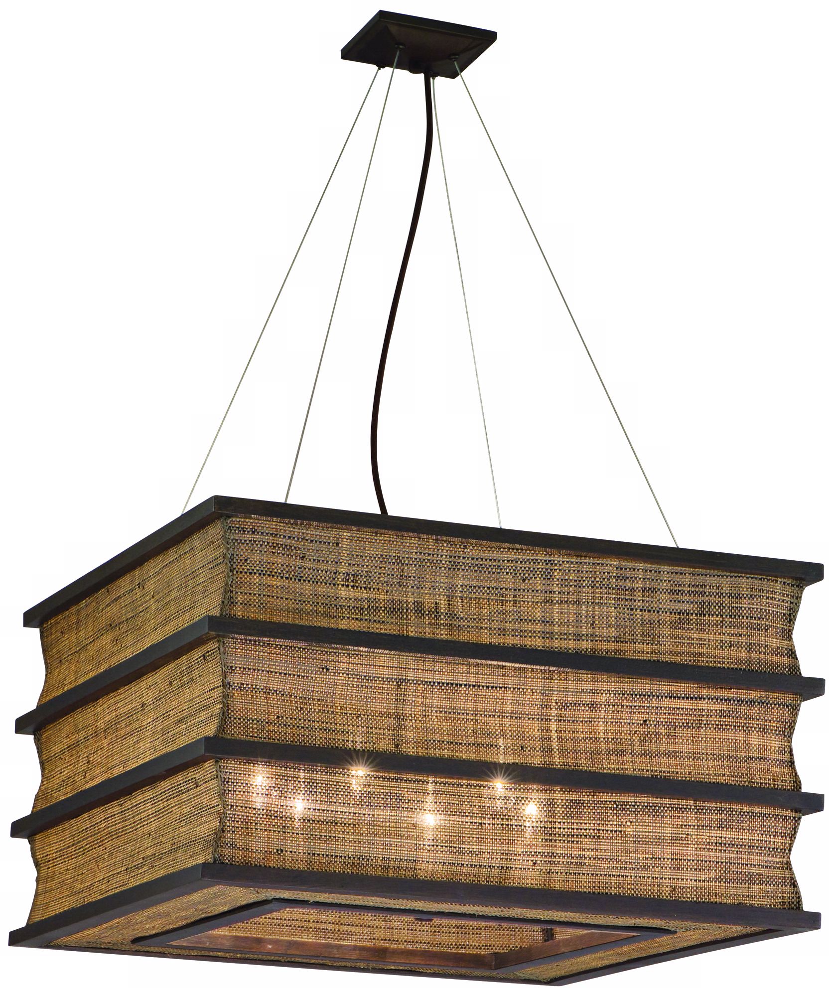 Bento Collection 24" Wide Pendant Chandelier