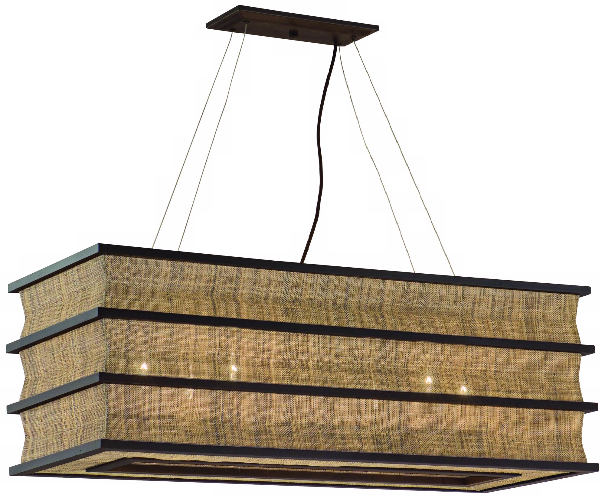 Bento Collection 40" Wide Kitchen Island Chandelier