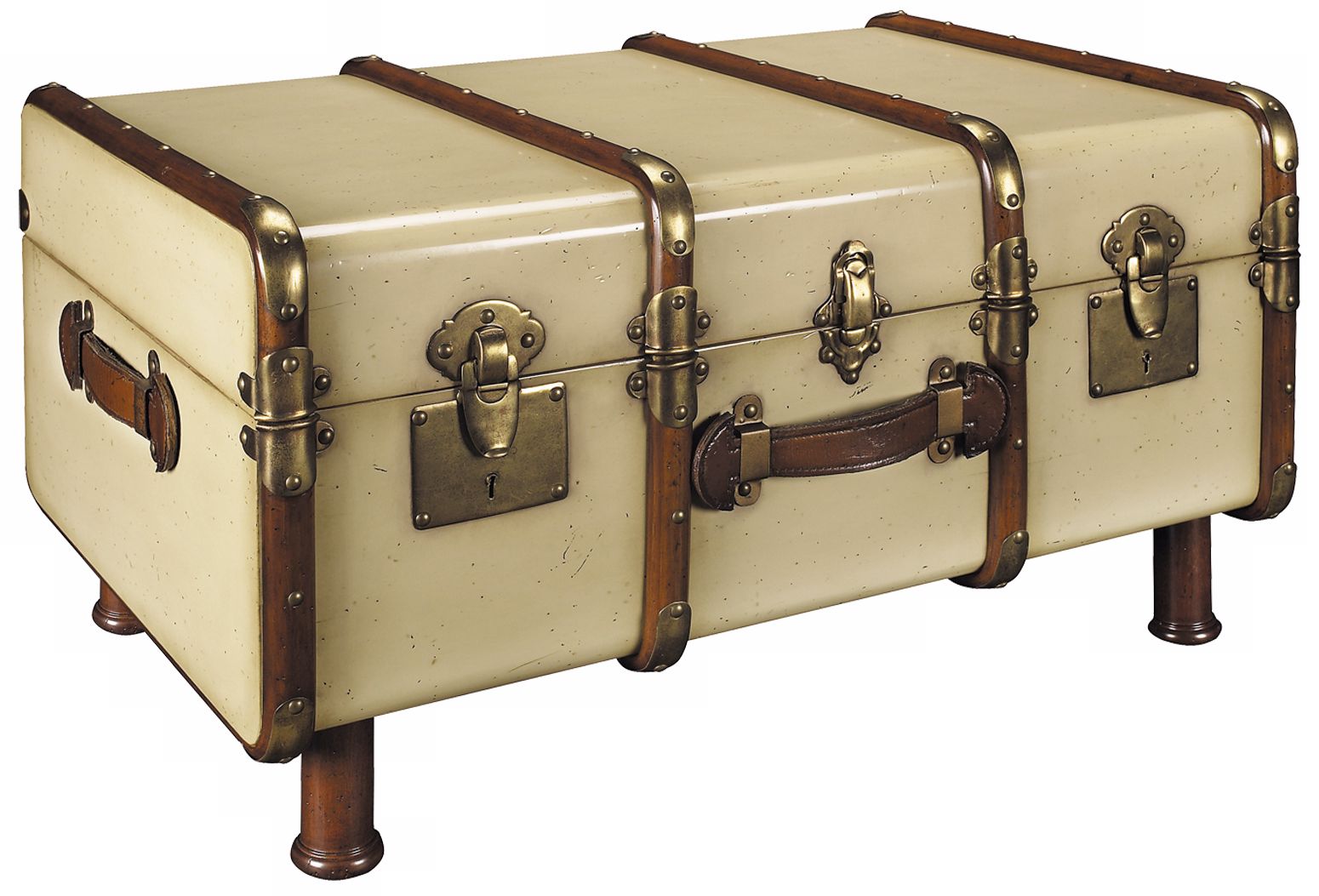 Ivory Stateroom Trunk Coffee Table