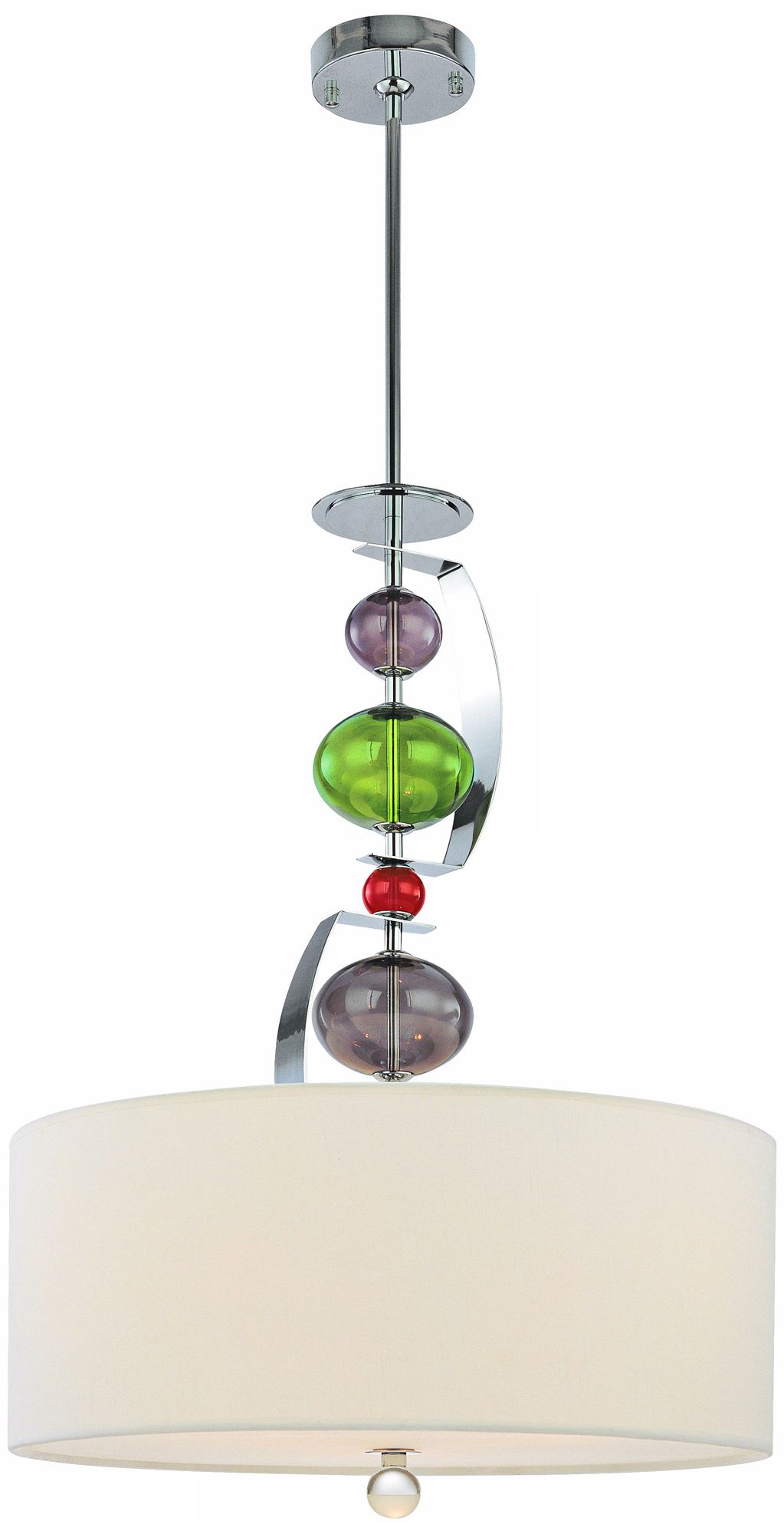Fizz Collection Polished Chrome 21" Wide Pendant Chandelier