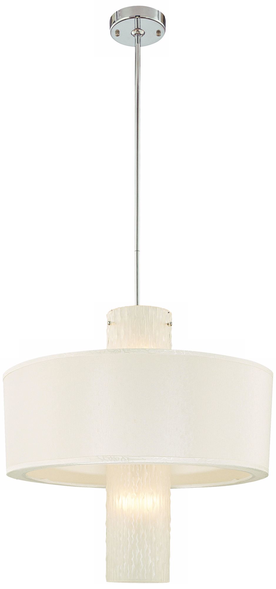 Mojito Collection Frosted Ice 22" Wide Pendant Chandelier