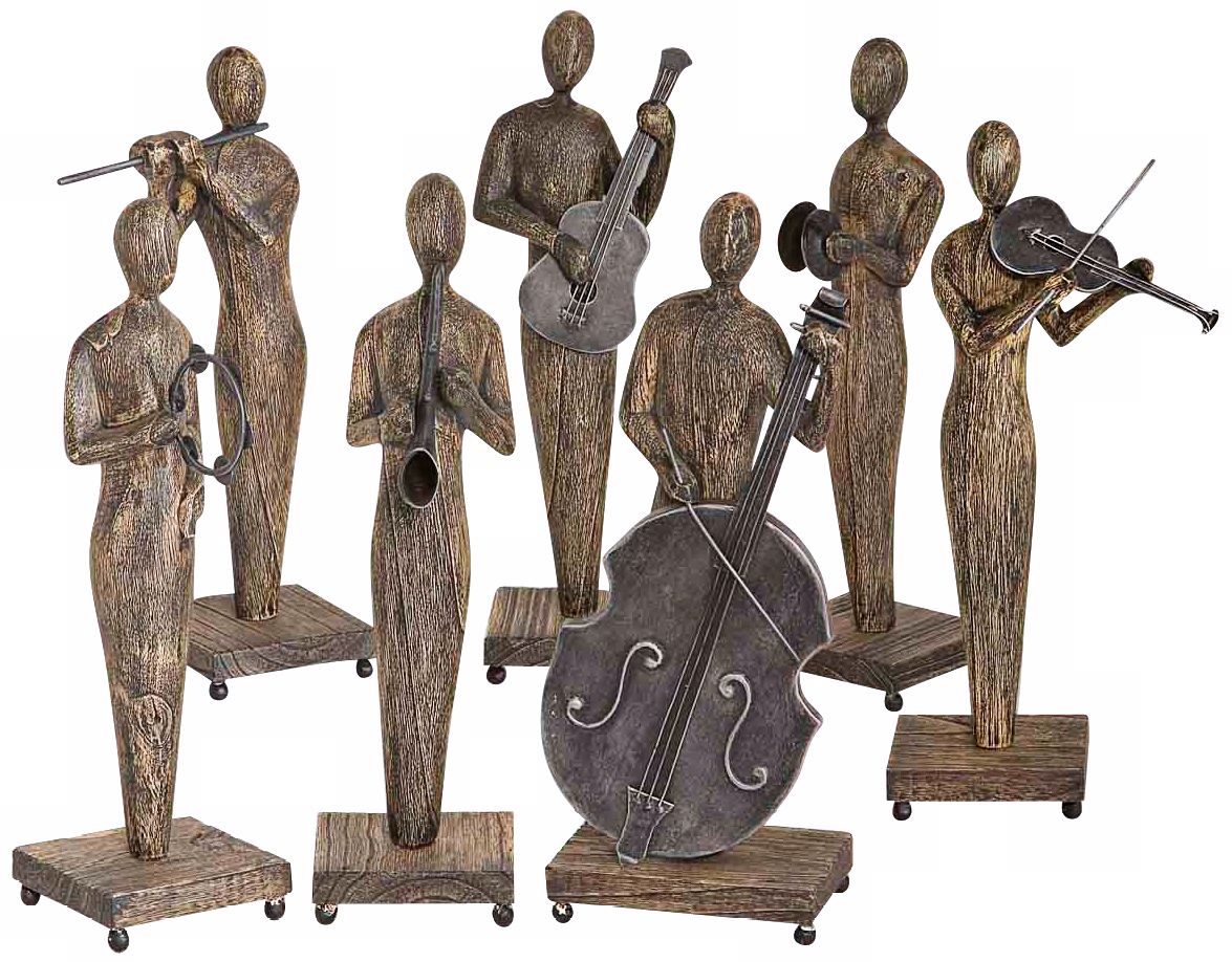 Set of 7 Uttermost The Band Statues