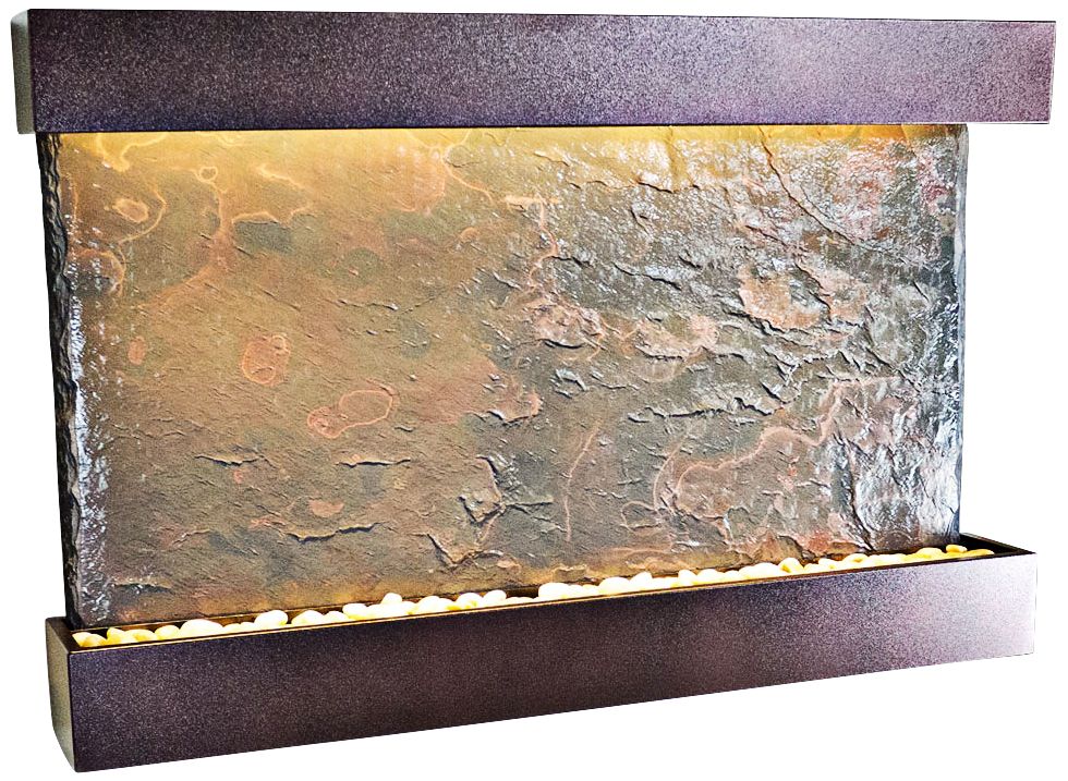 Horizon Falls Large Coppervein Indoor Wall Fountain