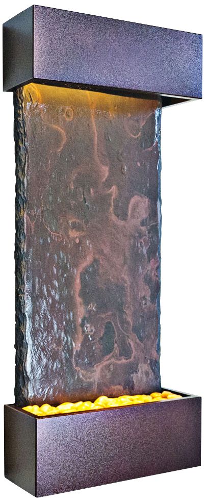 Nojoqui Falls Medium Coppervein Indoor Wall Fountain