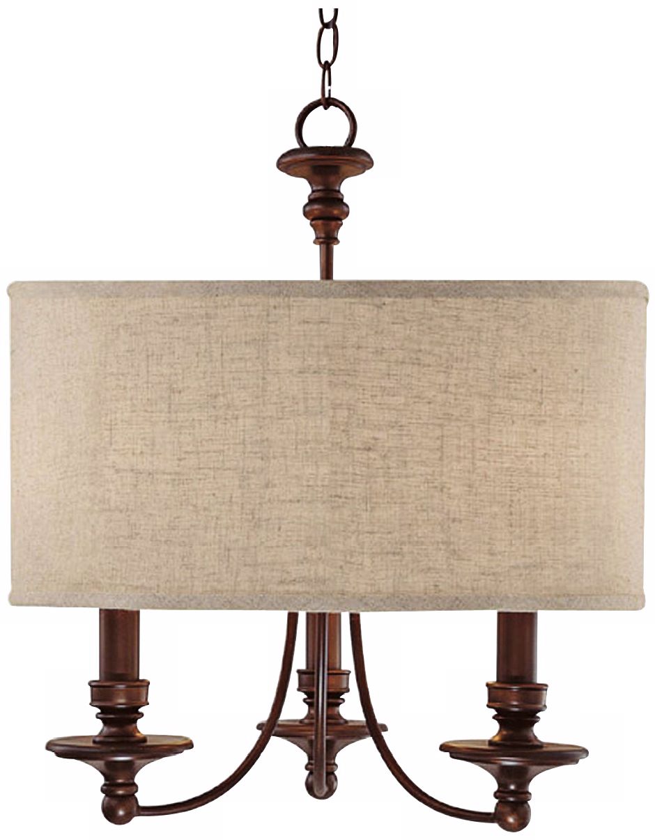 Midtown Collection Burnished Bronze 25" Wide Chandelier