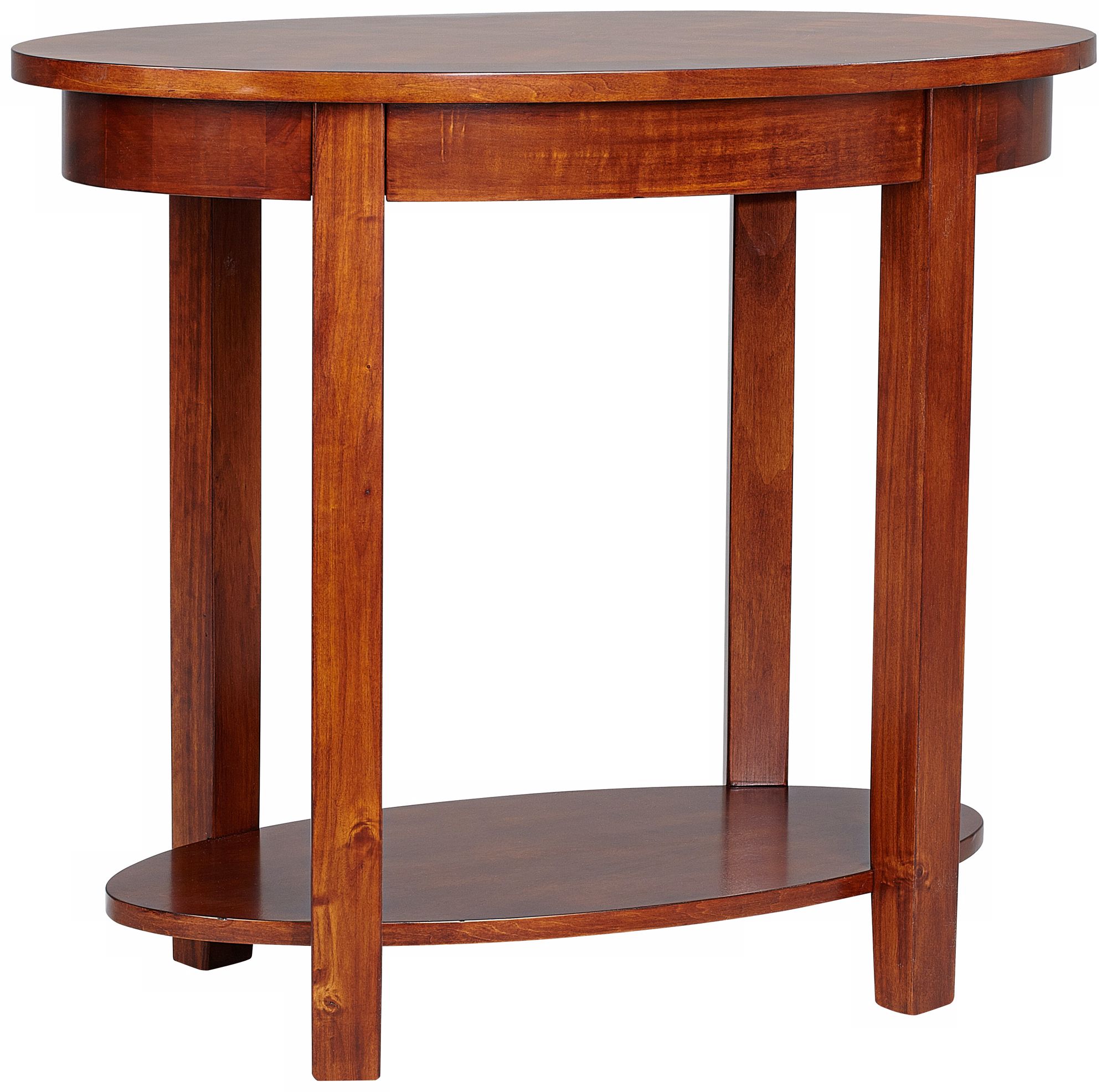 Ibsen Oak Finish Wood Accent Table