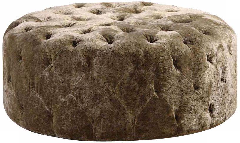 Victoria Moss Green Ottoman