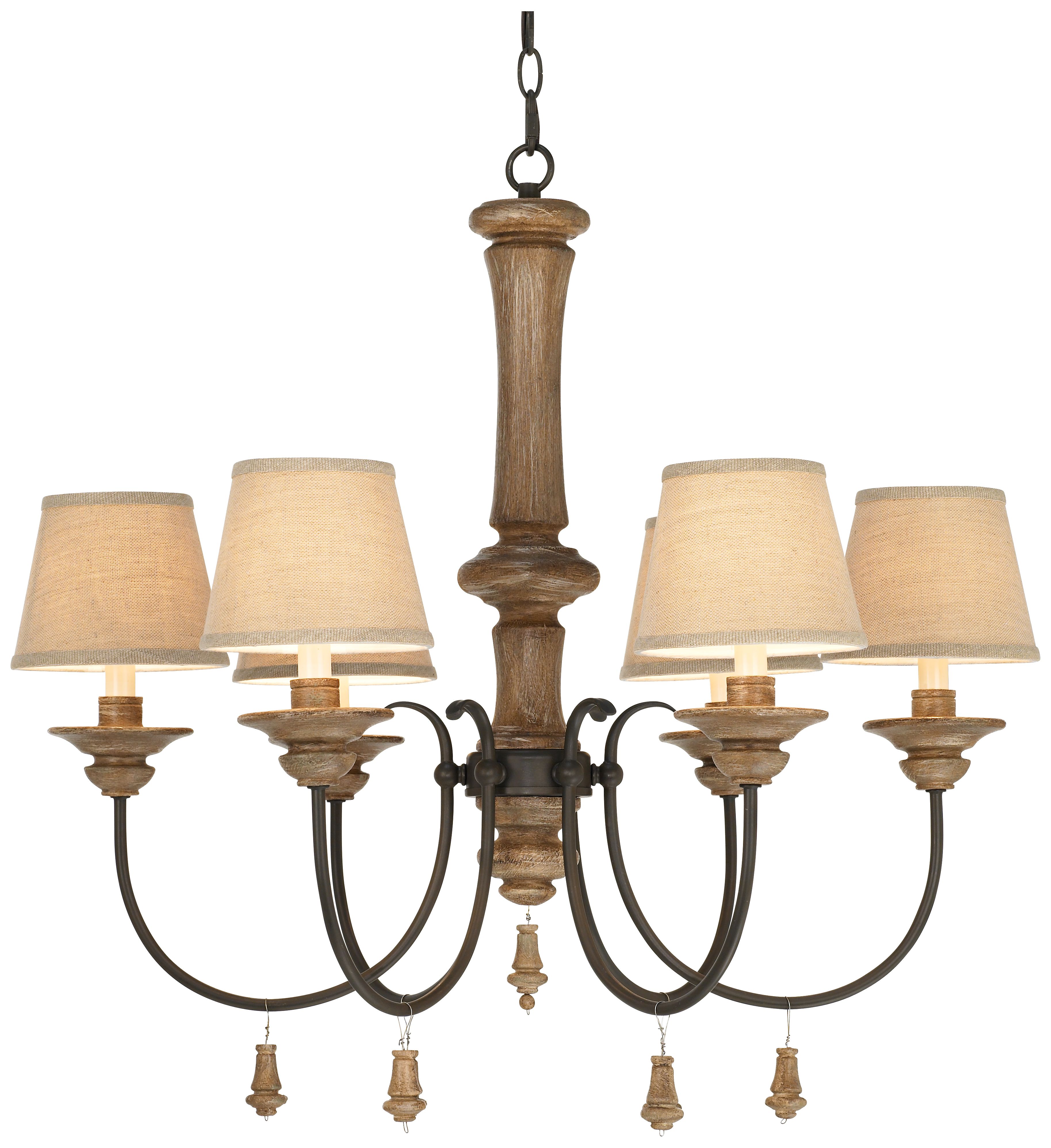 Kathy Ireland Grand Maison Woodland 28 1/4" Wide Chandelier