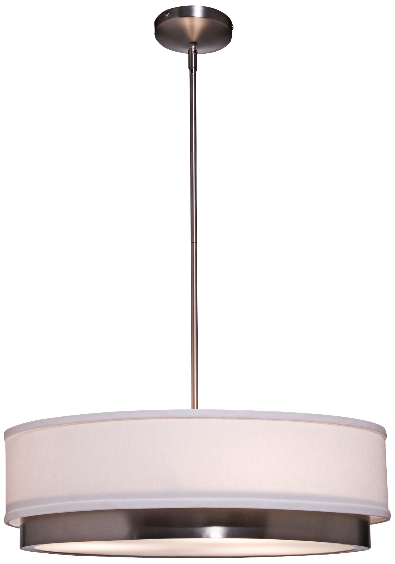 Artcraft Scandia 22" Wide Brushed Nickel Pendant Light
