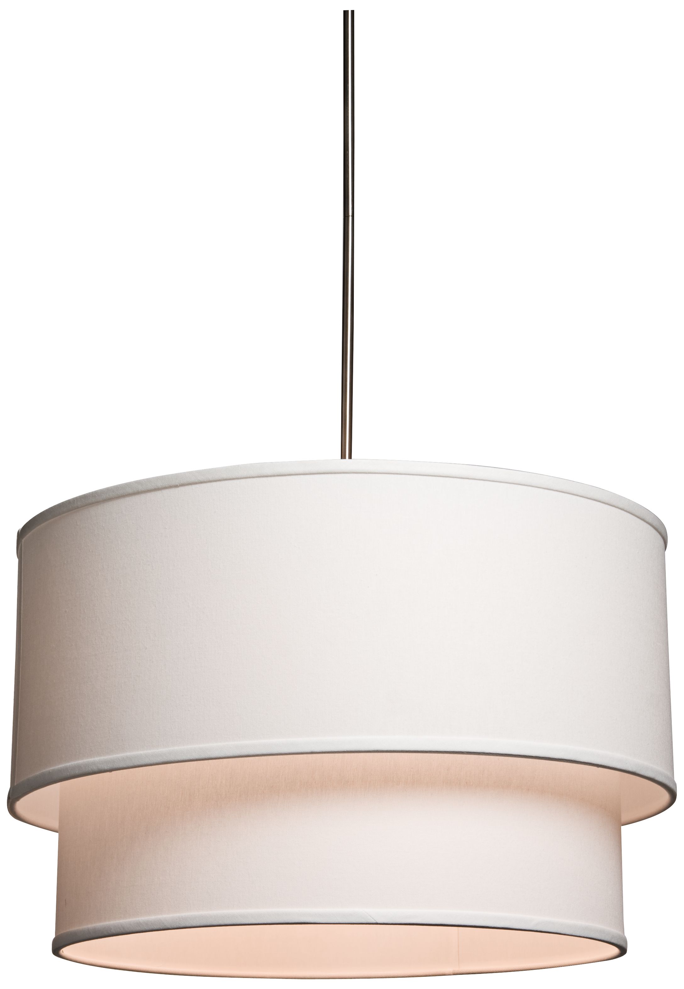 Artcraft Mercer Street Double Shade 18" Wide Pendant Light
