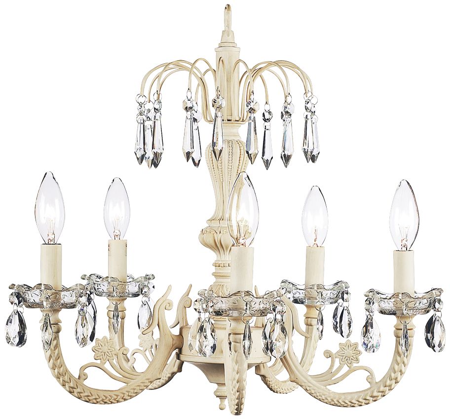 Waterfall Ivory 18 1/4" Wide Chandelier