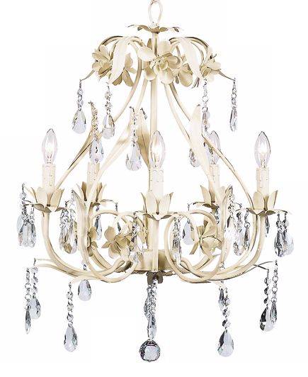 Pink Ballroom 5-Light Chandelier