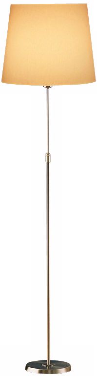 Holtkoetter Satin Nickel Regular Kupfer Shade Floor Lamp