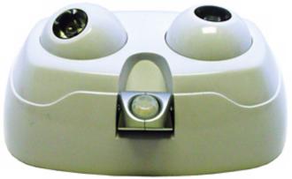 Dual Bulb Motion Activated White Security Light T2184
