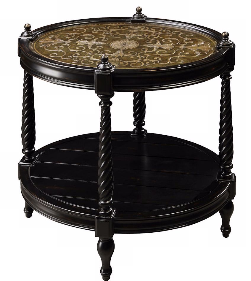 Caswell Ebony Accent Table