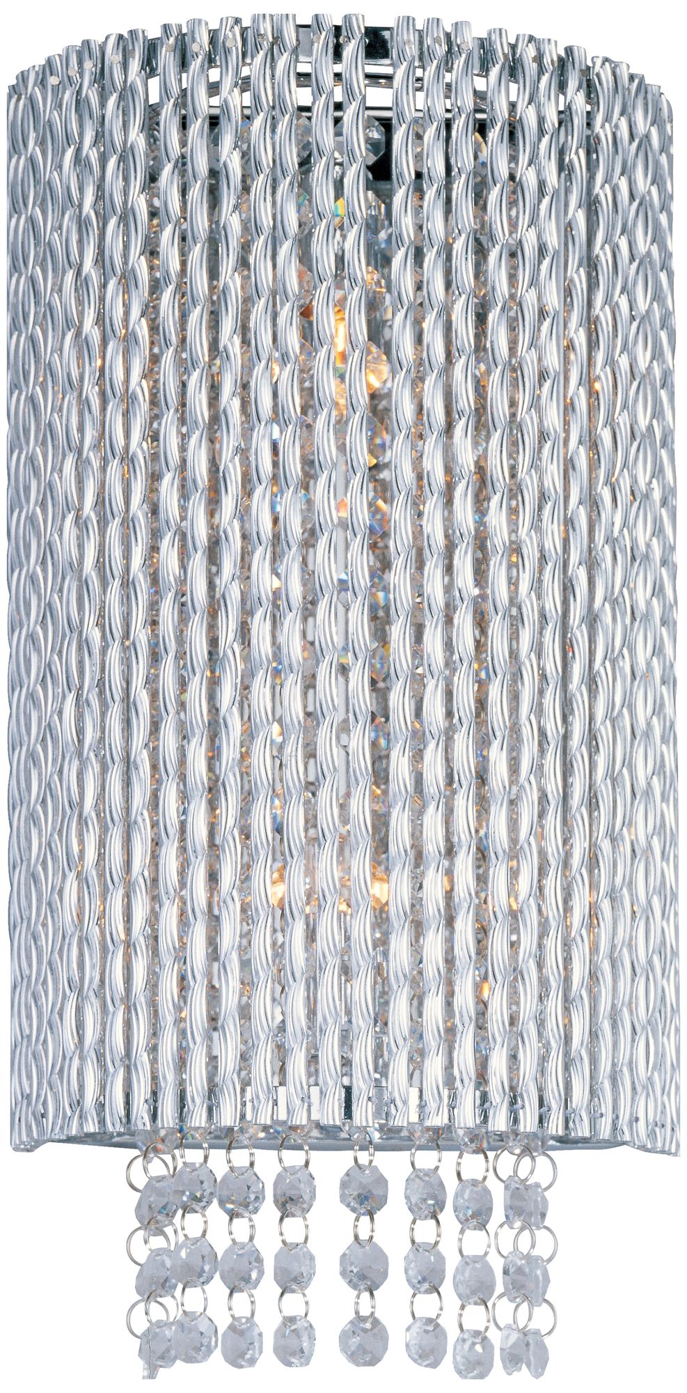 ET2 Spiral Polished Chrome 15" High Wall Sconce