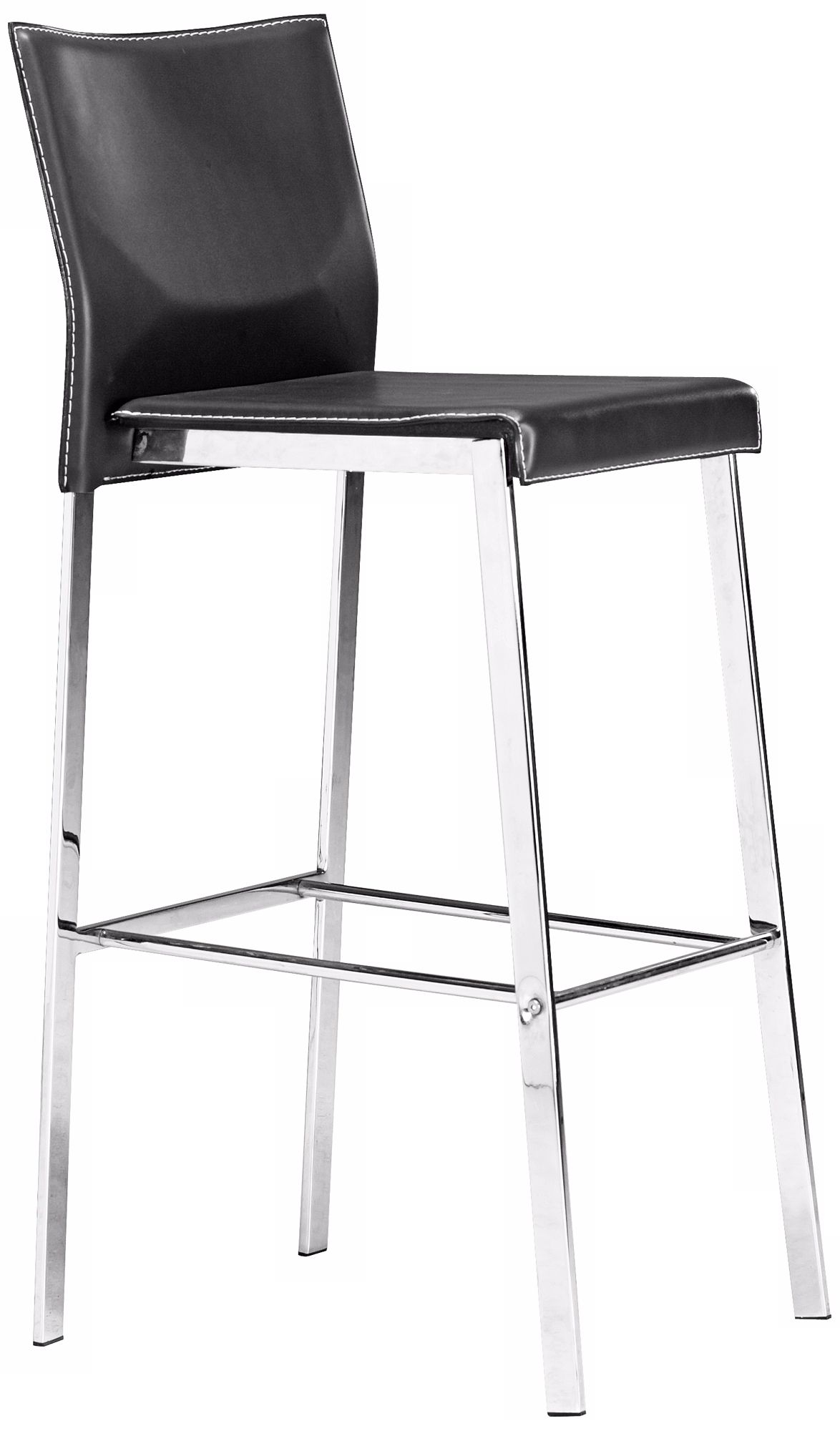 Zuo Boxter Black Barstool