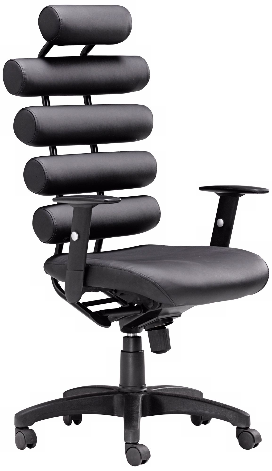 Zuo Unico Black Leatherette Office Chair