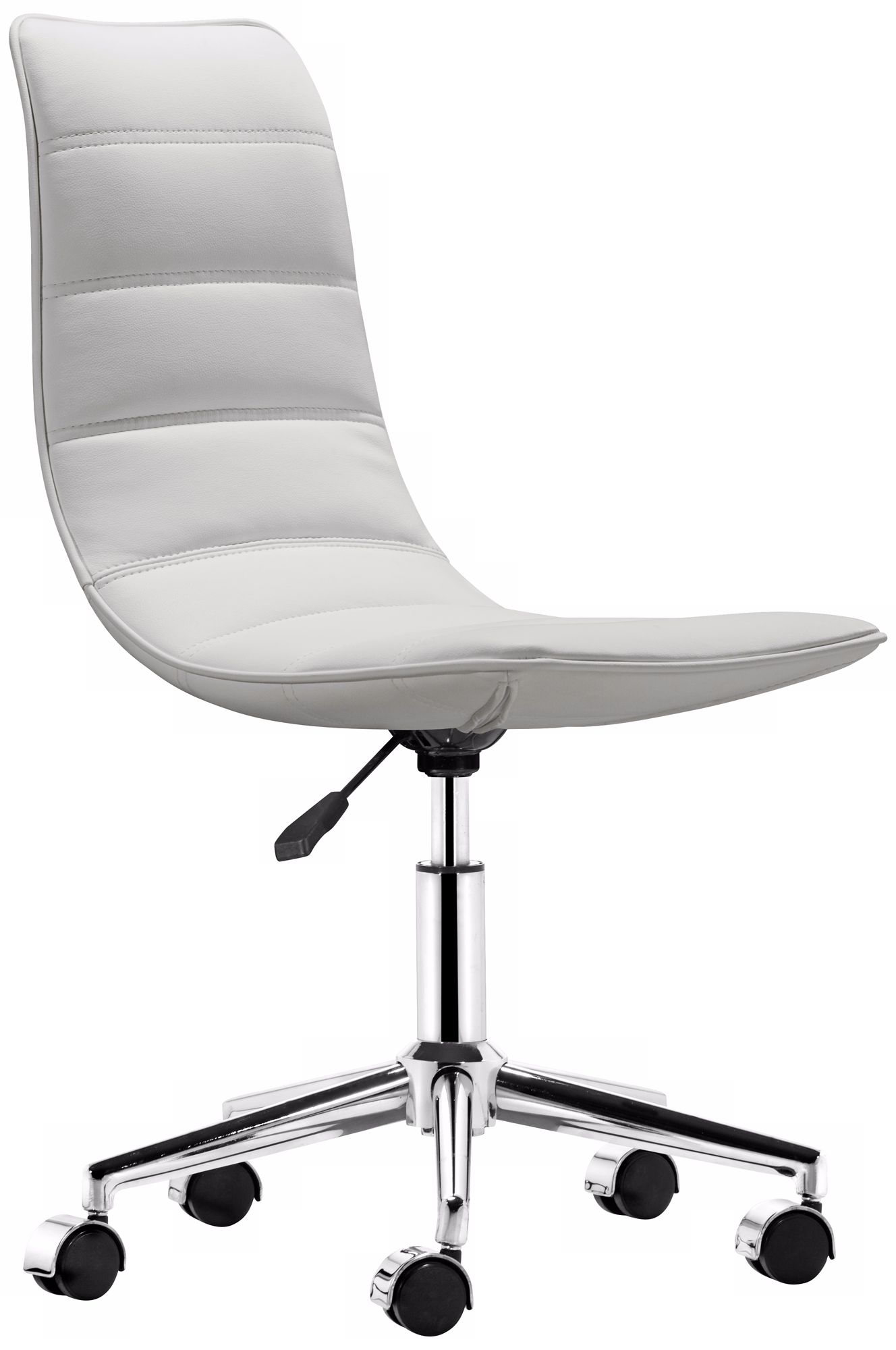 Zuo Ranger White Armless Office Chair