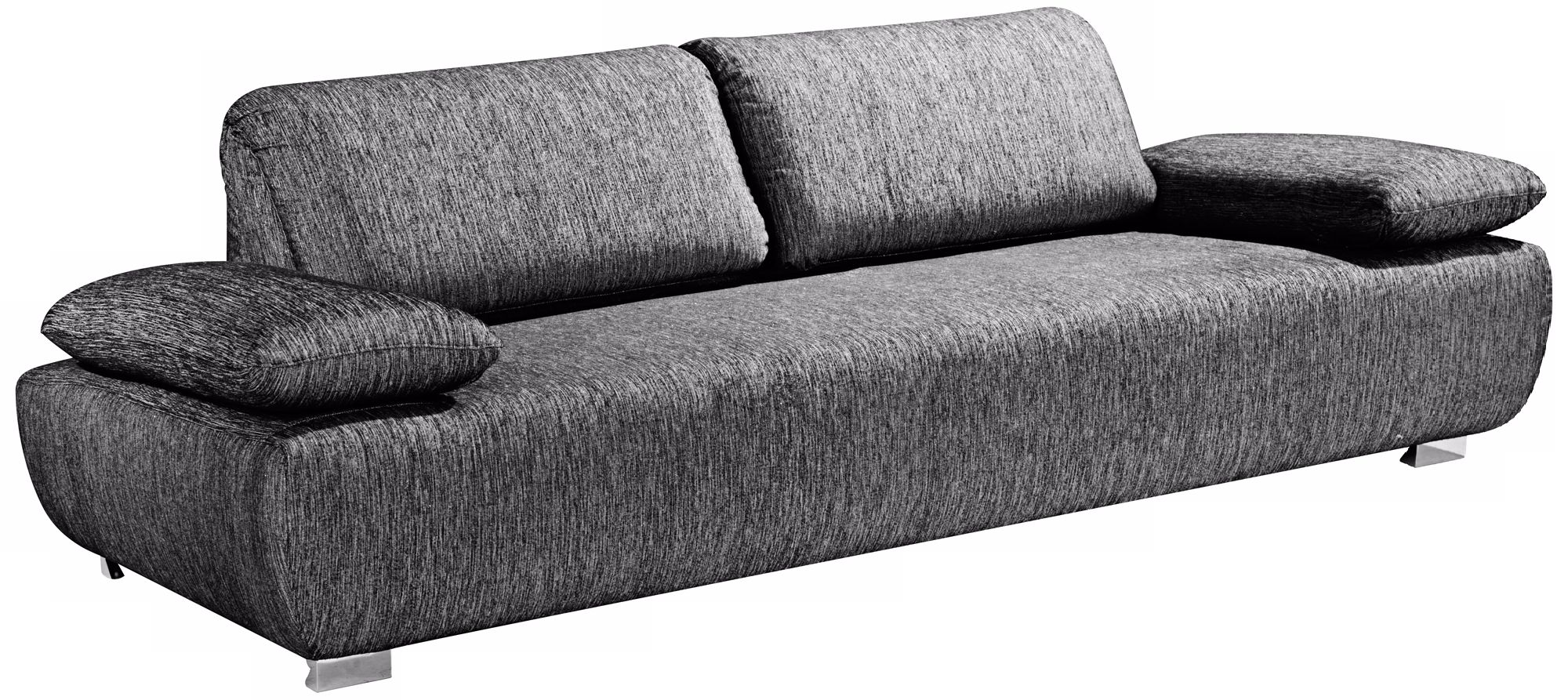 Zuo Gray Microfiber Bender Sofa