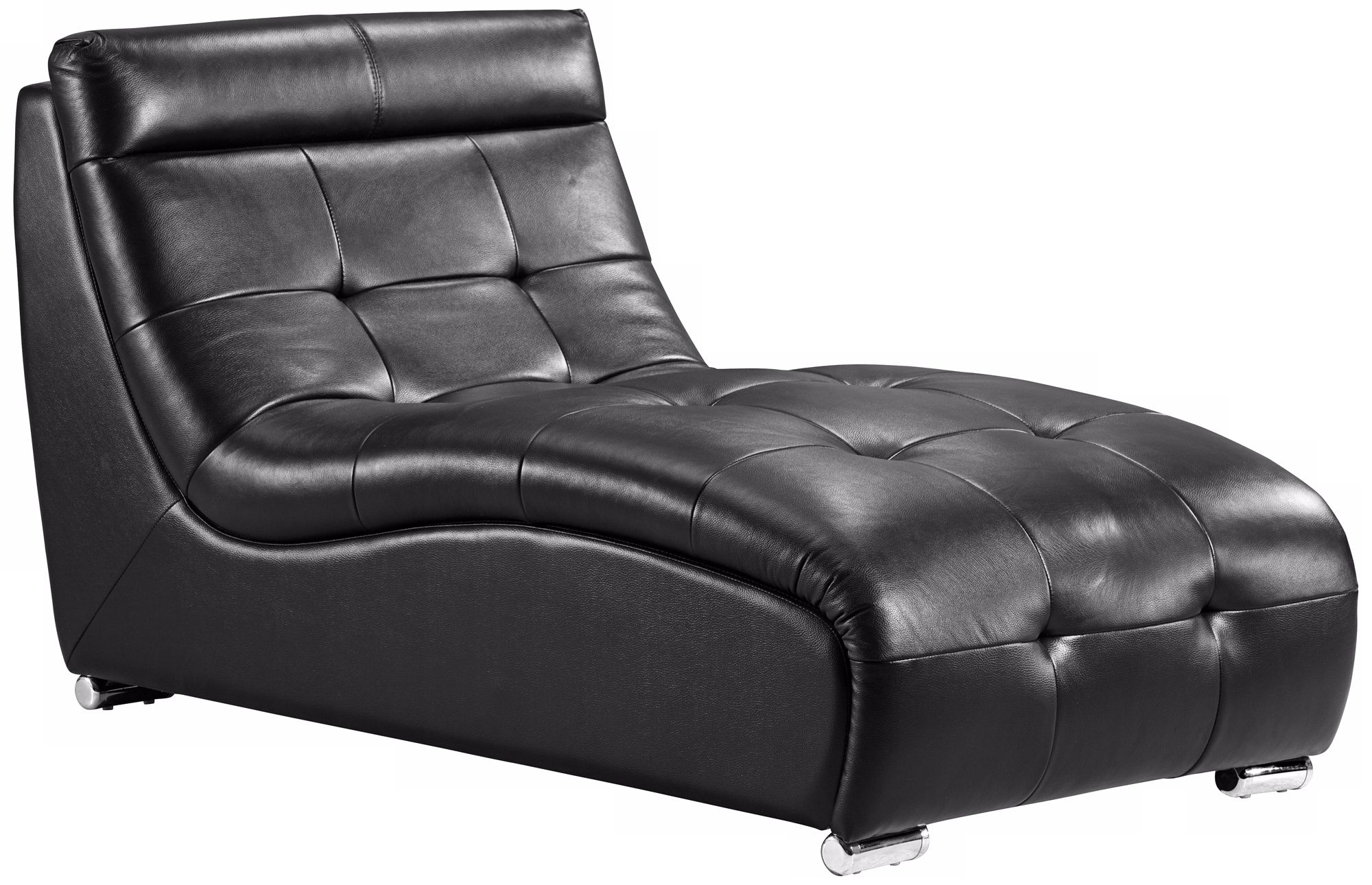 Zuo Object Black Modular Sofa Chaise