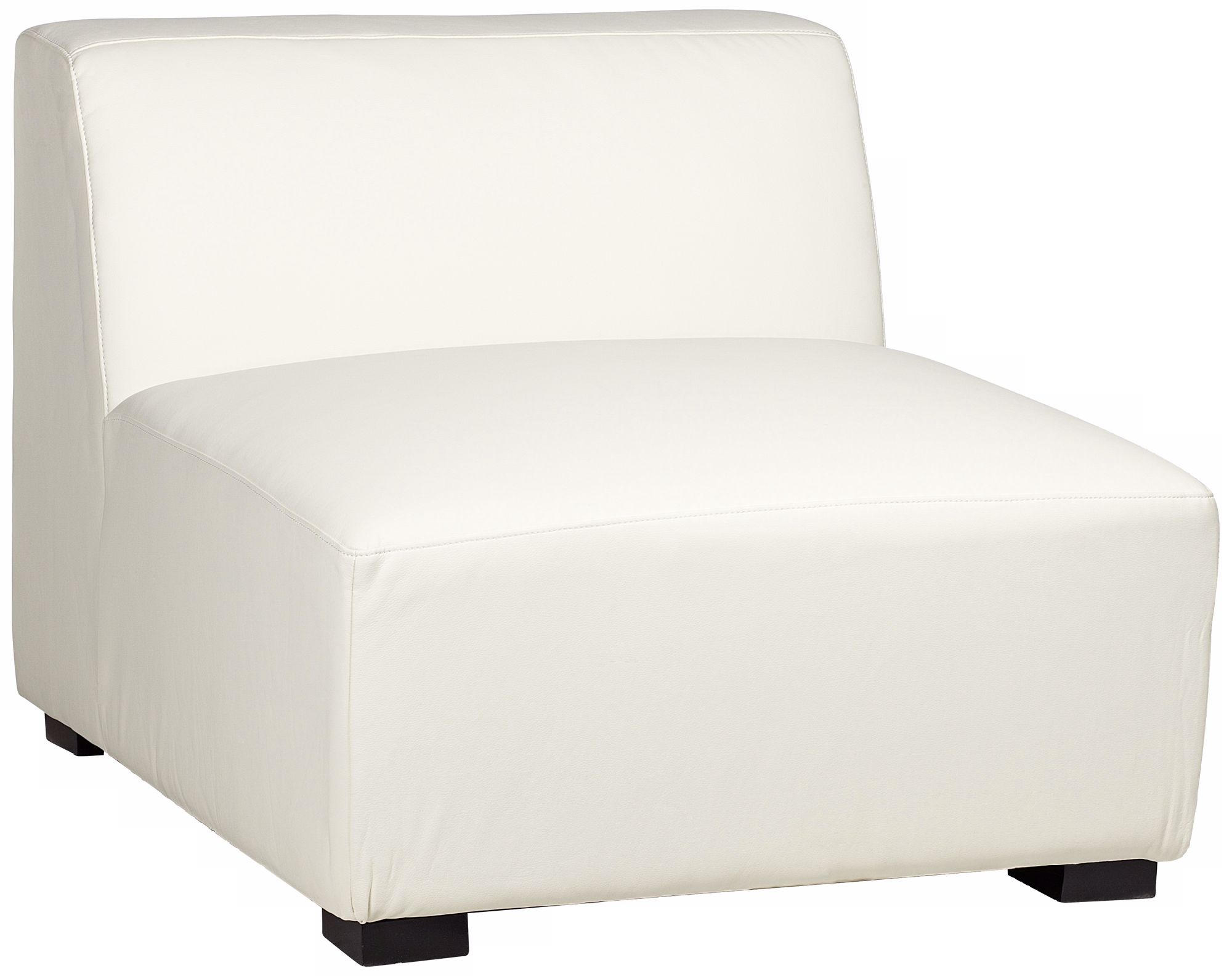 Zuo Portrait White Modular Sofa Middle Chair