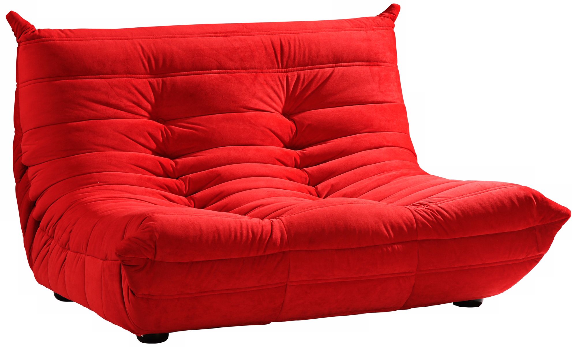 Zuo Circus Red Sectional Love Seat