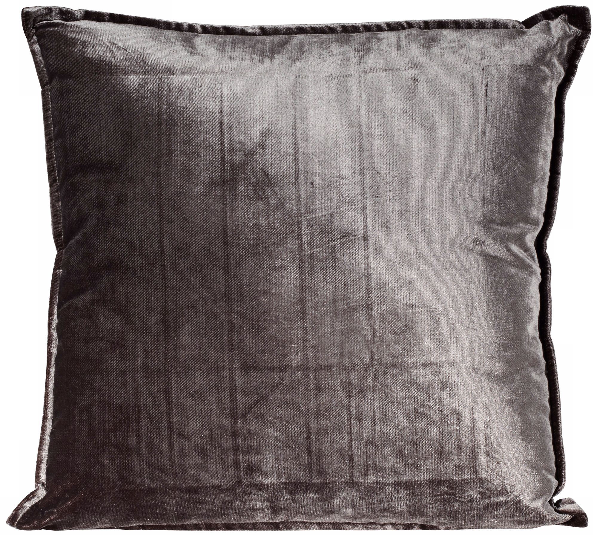 Smoke Velvet 18" Square Pillow