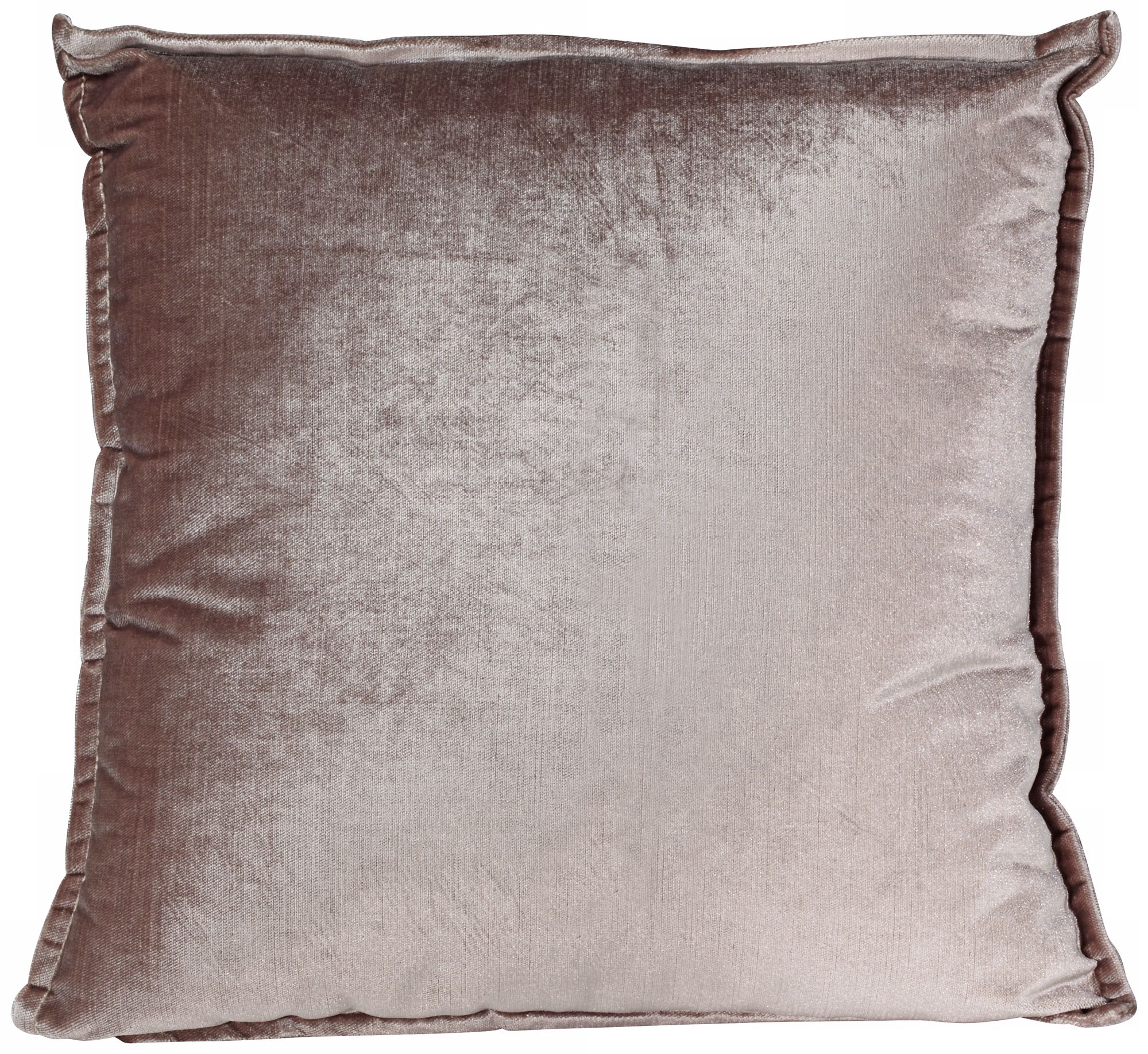 Soft Silver Velvet 18" Square Pillow