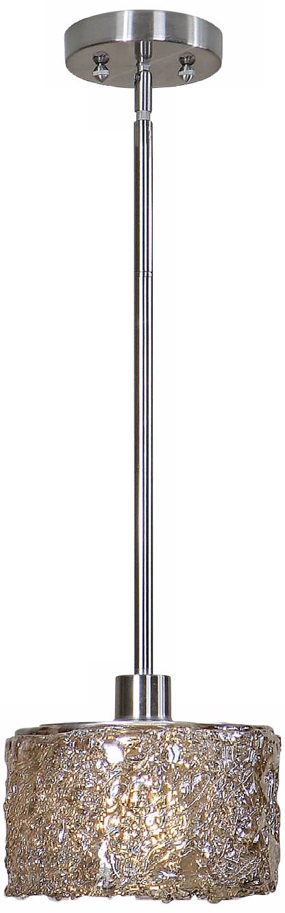 Uttermost Terumi Spun Glass 1-Light Mini Pendant Light