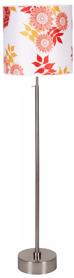 Lights Up! Cancan 2 Anna Red Adjustable Height Floor Lamp