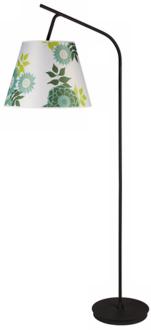 Lights Up Walker Anna Green Shade Floor Lamp T2942