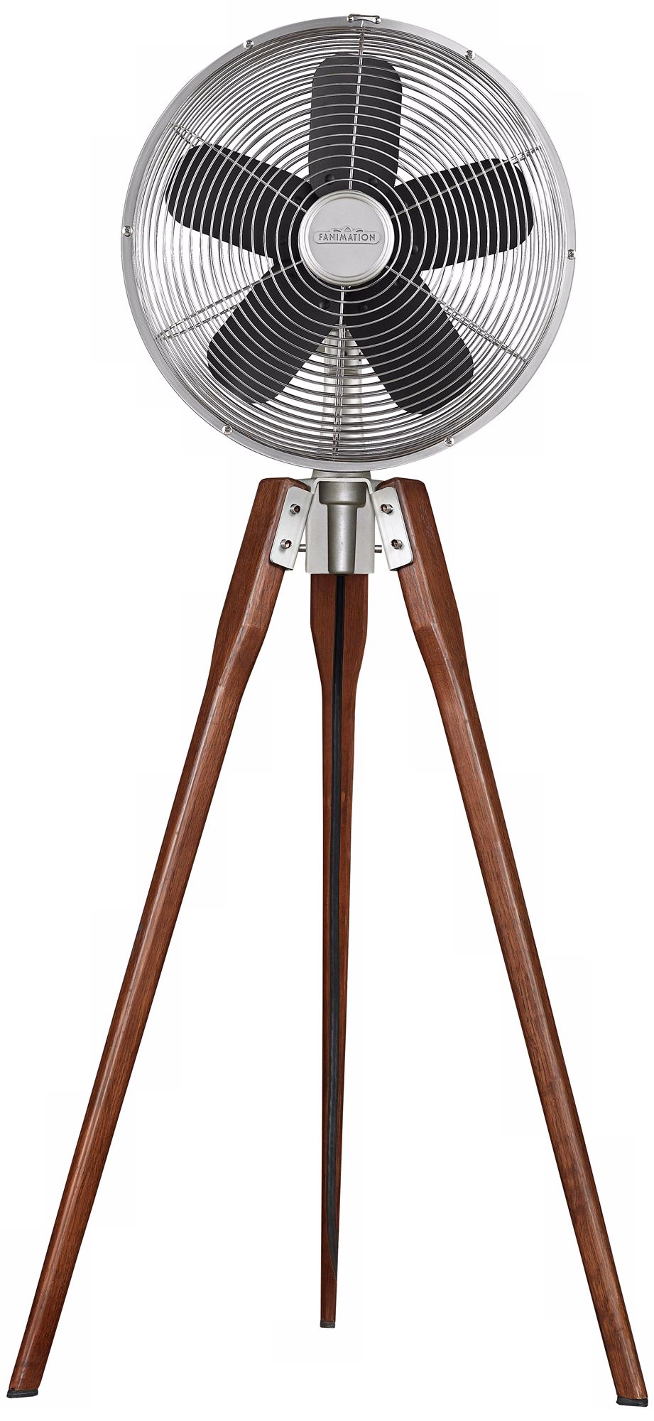 Fanimation Arden Satin Nickel Tripod Floor Fan