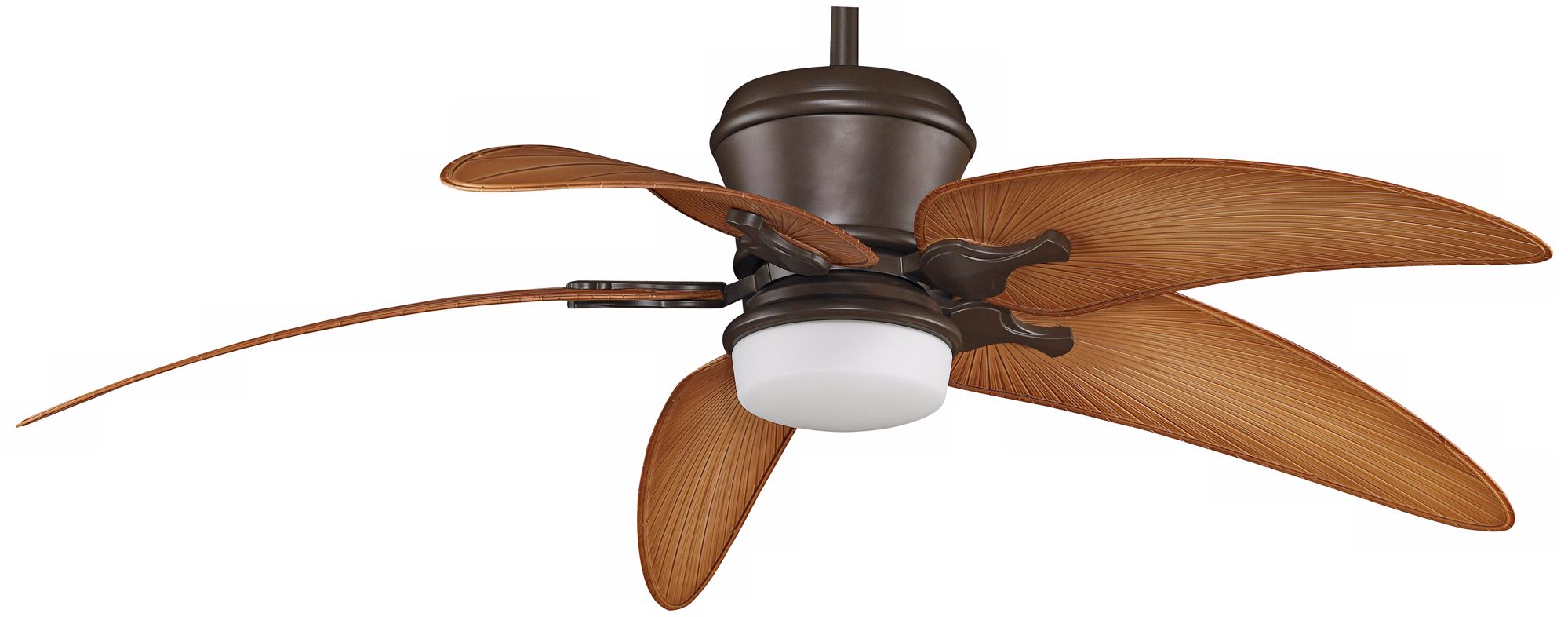 52" Fanimation Sandella Narrow Palm Blades Ceiling Fan