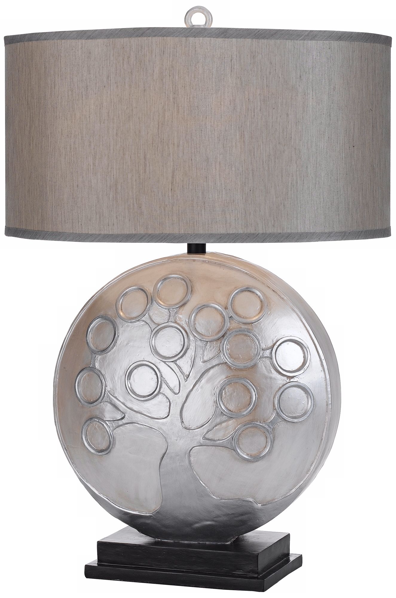 Horizon Circle of Life Silver Pearl Table Lamp