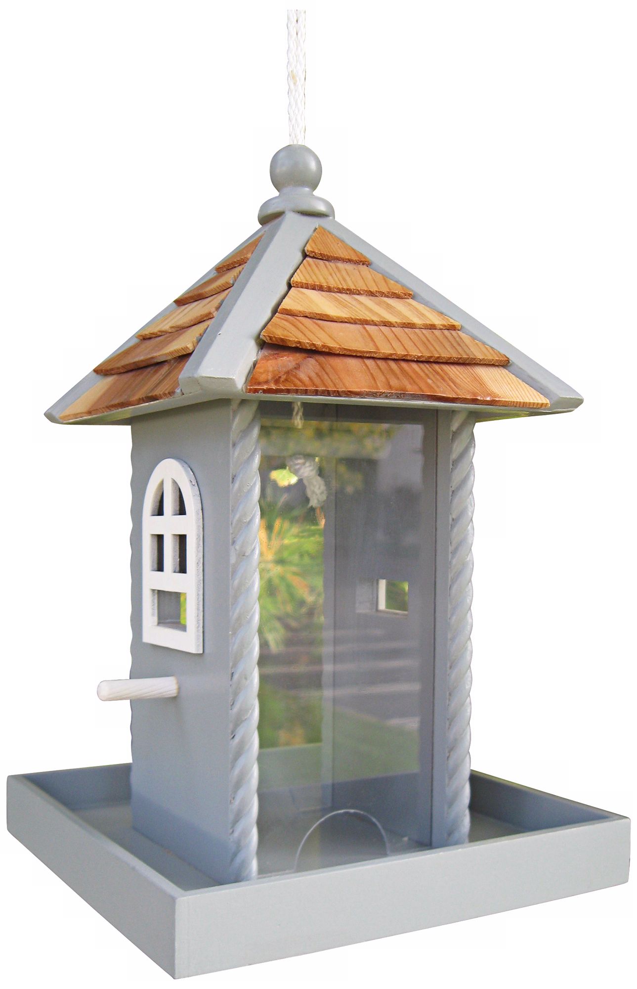Blue Nestling Bird Feeder
