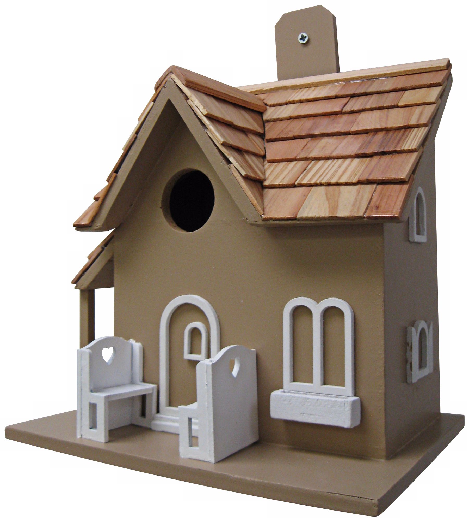 Little Retreat Taupe Birdhouse