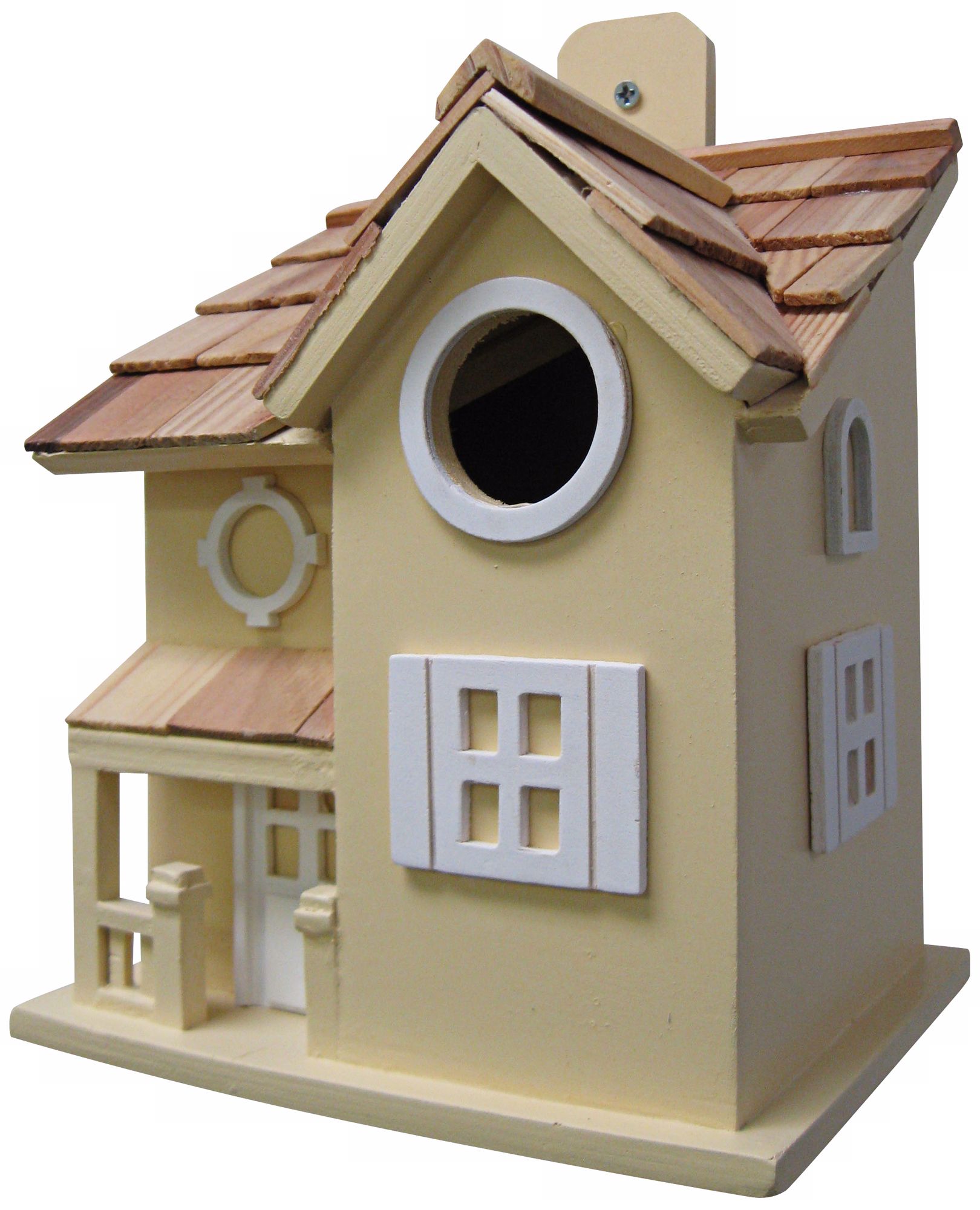 Nestling Cottage Yellow Birdhouse