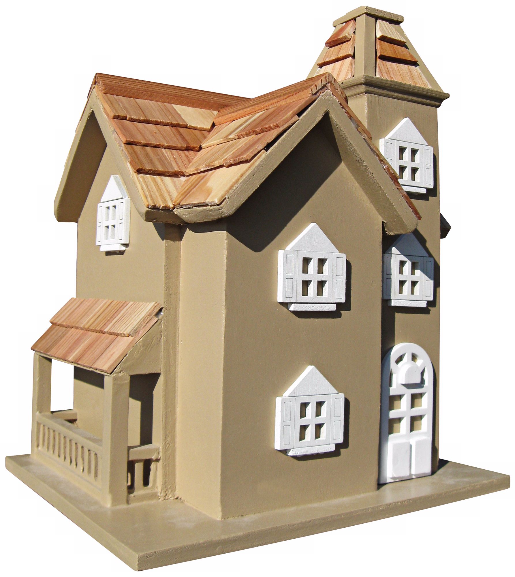 Little Manor Taupe Birdhouse