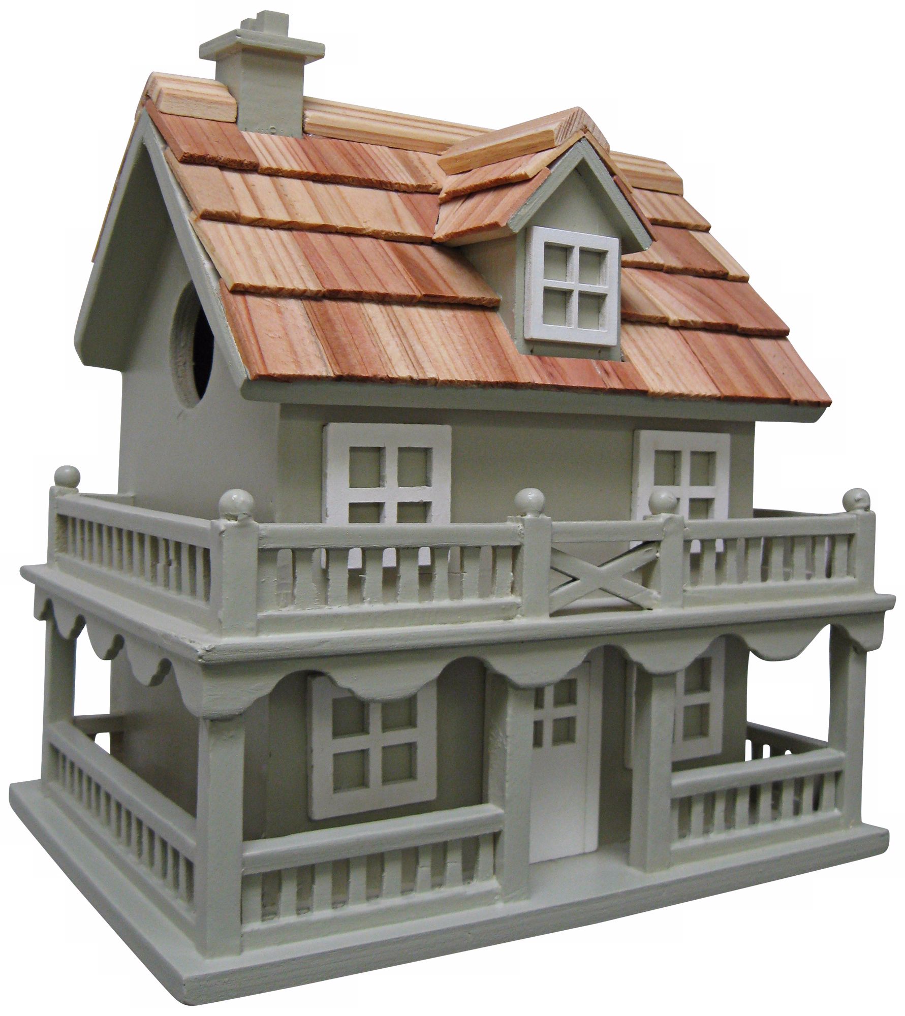 Colonial Cottage Blue Birdhouse T3223
