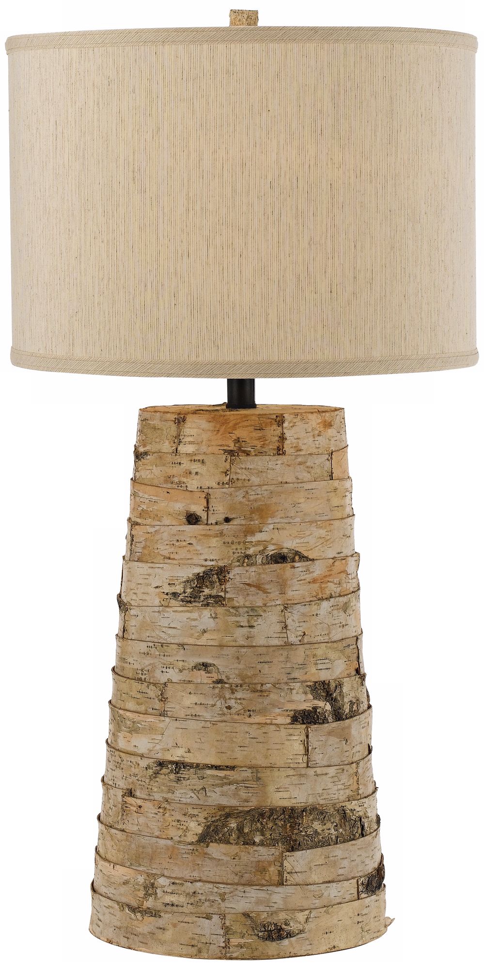 Horizon Birch Bark Natural Linen Table Lamp