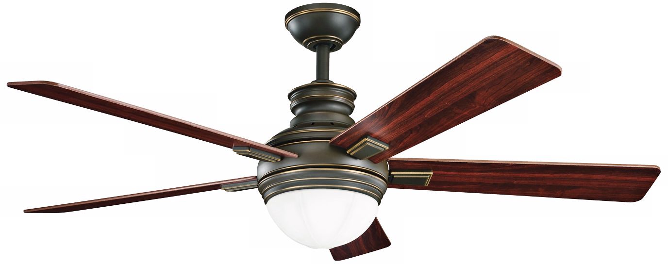 52" Kichler Brookfield Oiled Bronze Ceiling Fan