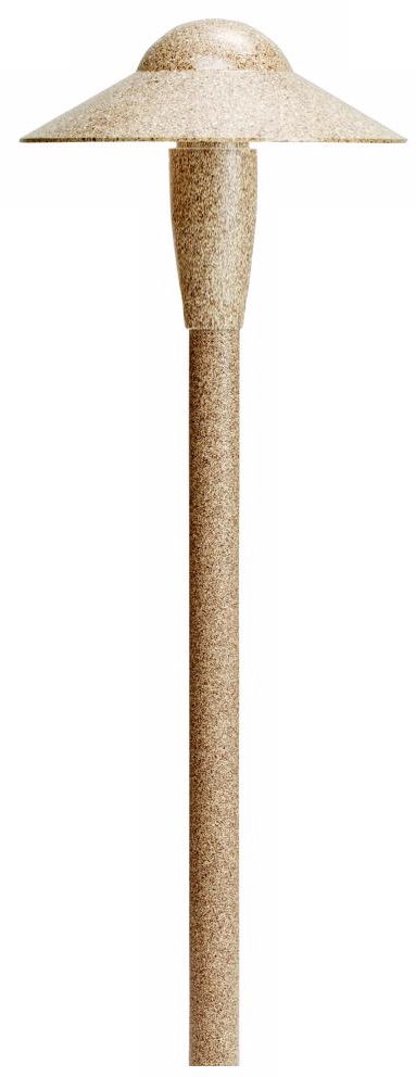 Beach Finish Dome LED Landscape Path Light