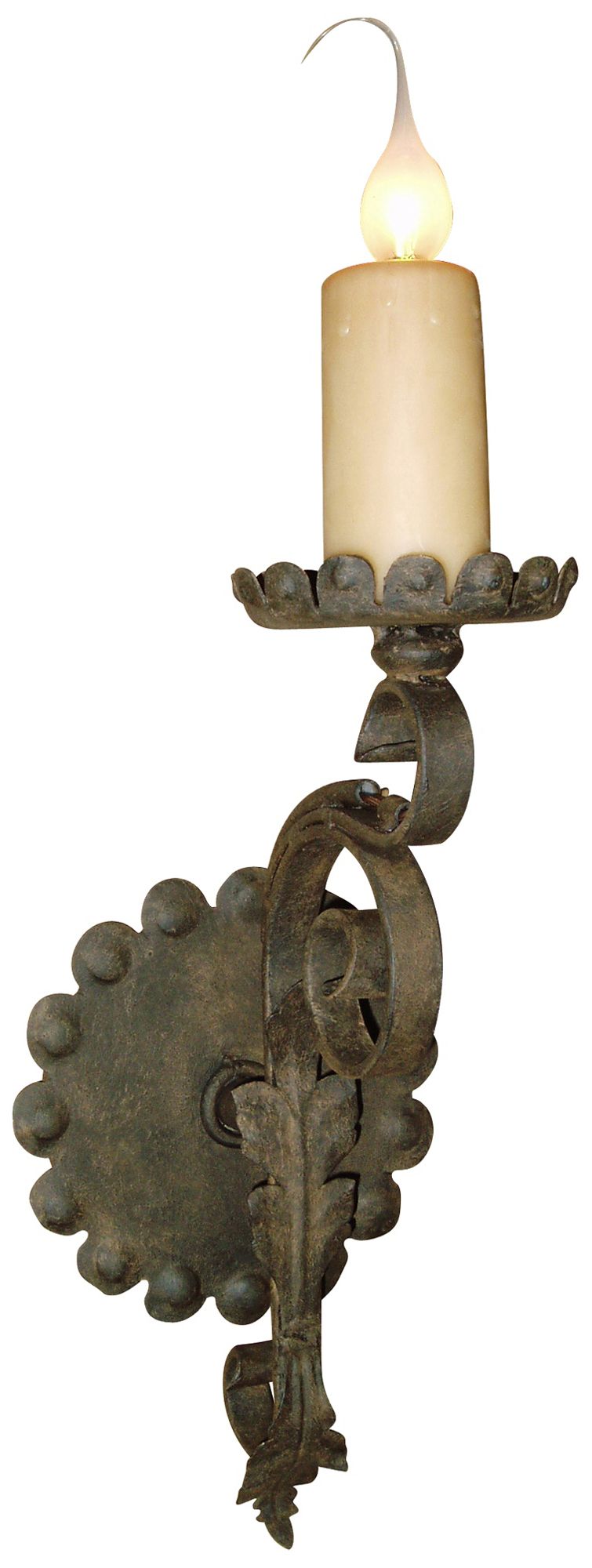 Laura Lee Cortona Single Light 13 1/2" High Wall Sconce
