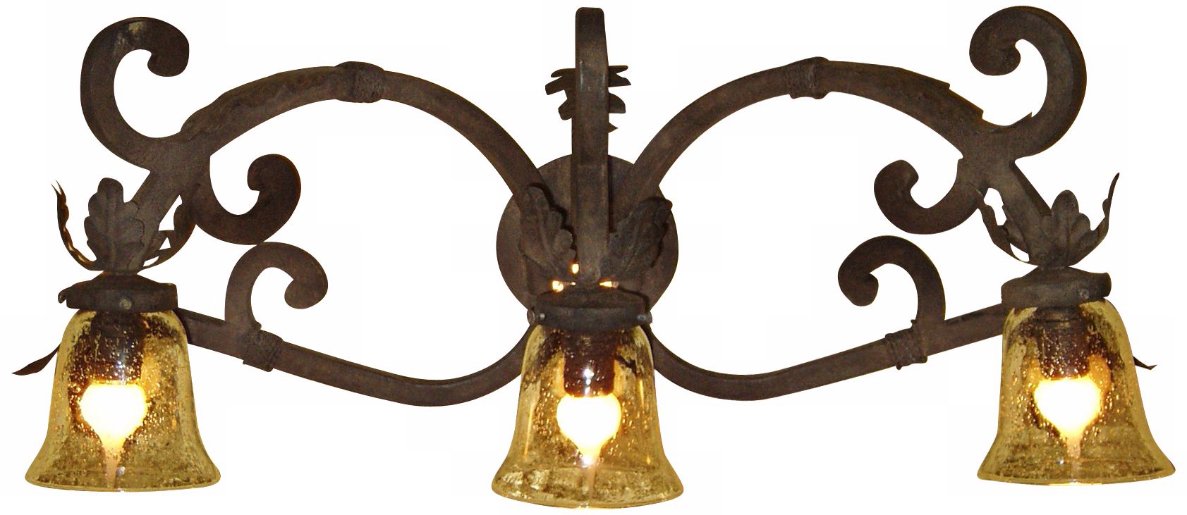 Laura Lee Verona Triple Arm 32" Wide Bath Wall Light